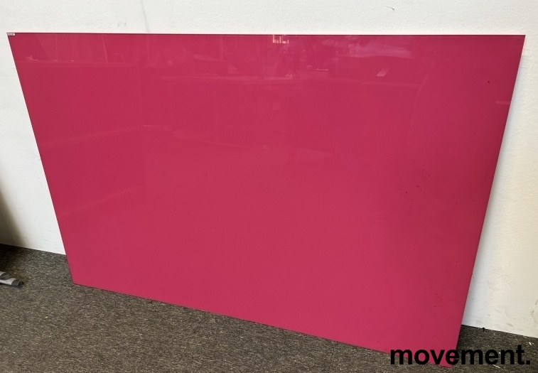 Rosa glasswhiteboard fra Lintex,