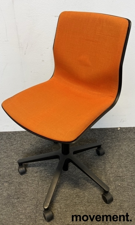 Solgt!Konferansestol på hjul i sort / - 1 / 3