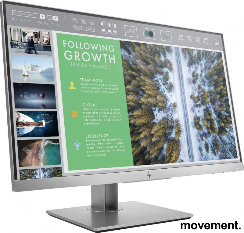 Solgt!HP EliteDisplay E243 24toms, IPS,