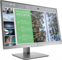 HP EliteDisplay E243 24toms, IPS, 1920x1080, HDMI/DP/VGA/USB/TILT, slank modell, pent brukt
