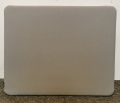 Bordskillevegg / skjermvegg for skrivebord fra Götessons, grått stoff, 80x65cm, pent brukt