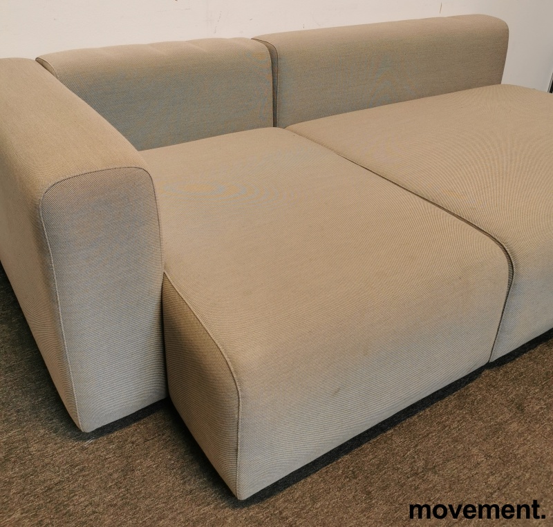 Solgt!HAY Design-sofa, to moduler i grå, - 3 / 4