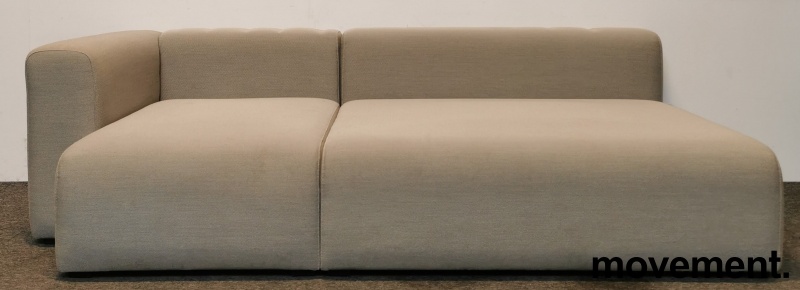 Solgt!HAY Design-sofa, to moduler i grå, - 2 / 4