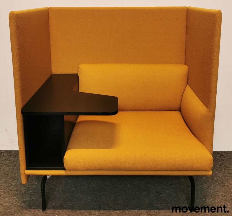 Solgt!Loungestol sofa i gult stoff fra - 2 / 2