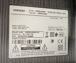 55toms TV fra Samsung, UE55RU6025K, 4K, Smart TV, på stativ med hjul, pent brukt