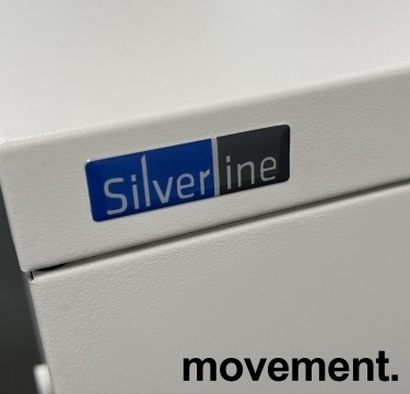 Stålskap fra Silverline i hvitt med - 3 / 3