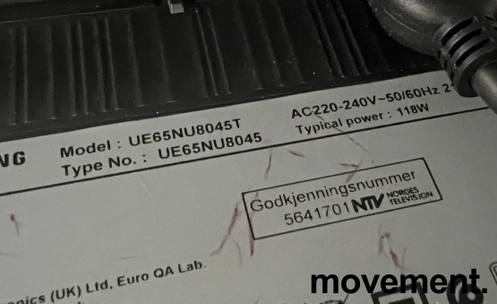 Solgt!65toms TV fra Samsung, UE65NU8045T, - 2 / 3