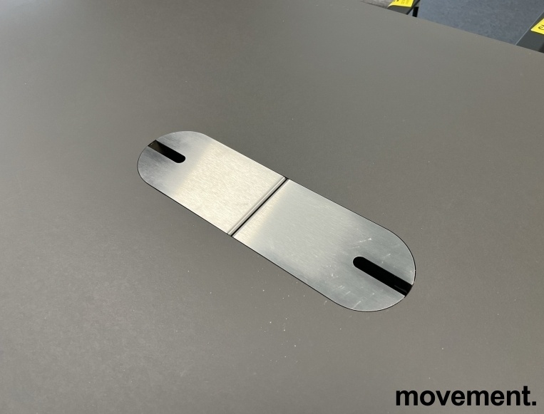Solgt!Møtebord i mørk grå linoleum / mørk - 3 / 3