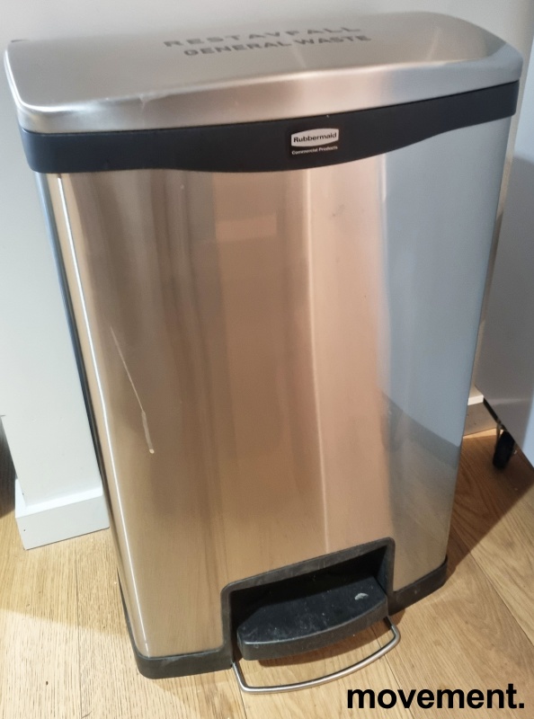 Solgt!Rubbermaid Slim Jim 50liter - 1 / 4