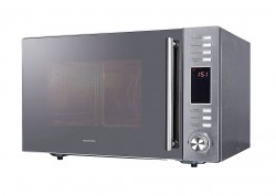 Kenwood mikrobølgeovn med varmluft, frittstående K30CSS14E, stål/sølvfarget, pent brukt