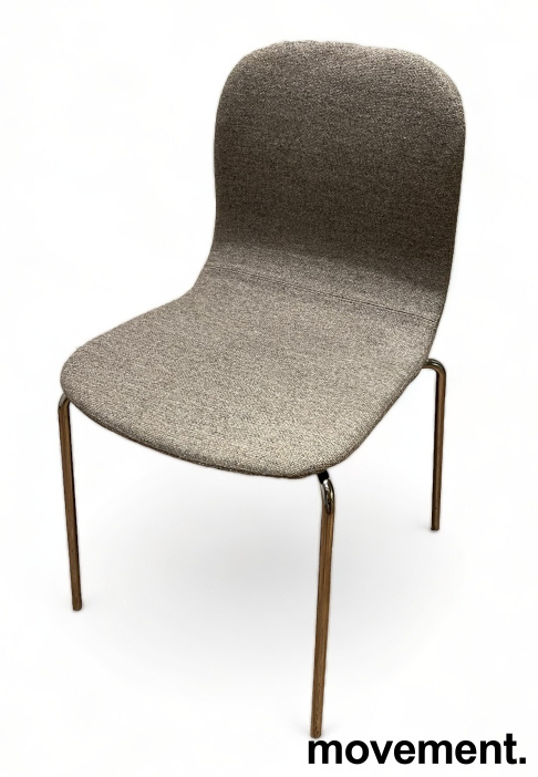 Solgt!Konferansestol i brun/gråmelert - 1 / 2