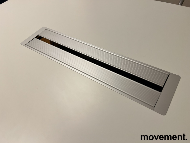 Solgt!Møtebord i hvitt / krom fra - 2 / 3