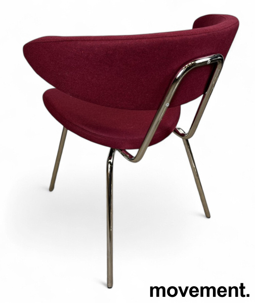 Konferansestol / besøksstol i lilla - 2 / 2