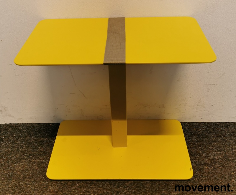 Loungebord i gul med grå stropp fra - 3 / 3