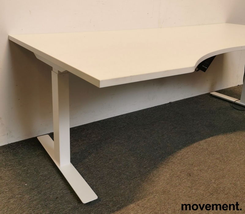 Solgt!Skrivebord med magebue, elektrisk - 2 / 3