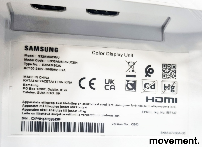 Solgt!Flatskjerm til PC: Samsung 32toms - 2 / 2