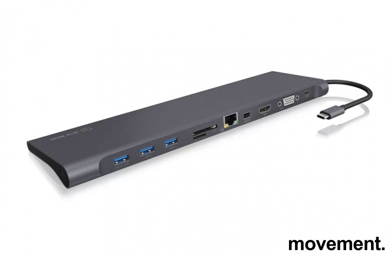Solgt!Universal-dockingstasjon USB-C fra - 1 / 3