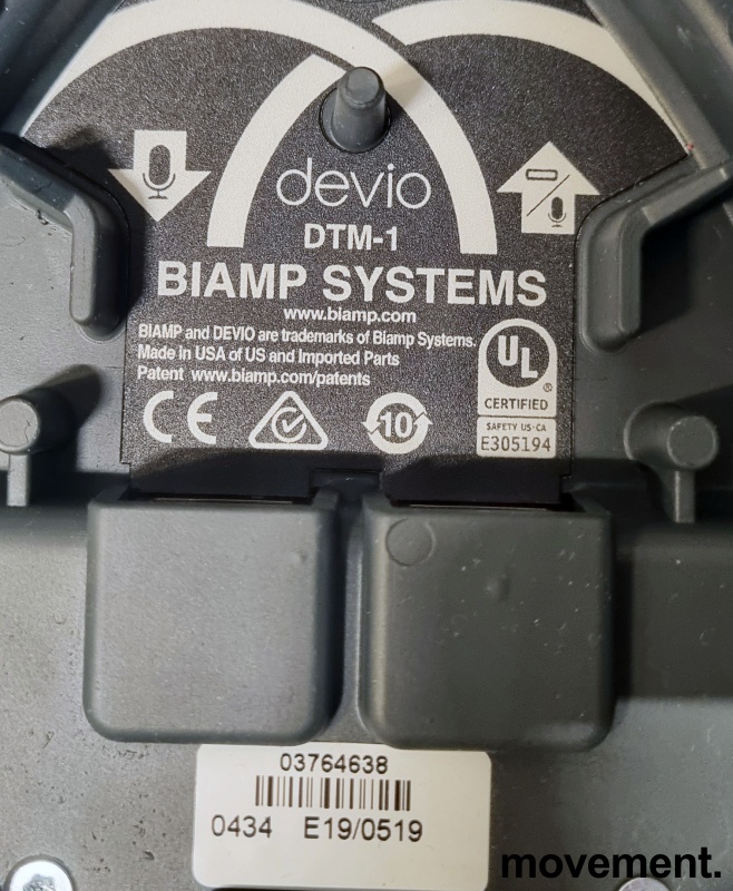 Solgt!Bordmikrofon: Biamp Systems Devio - 2 / 3