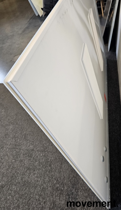 Solgt!Whiteboard i hvitt glass, - 2 / 2