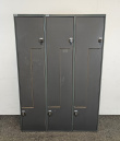 Solgt!Garderobeskap i stål med Z-dører i - 3 / 3