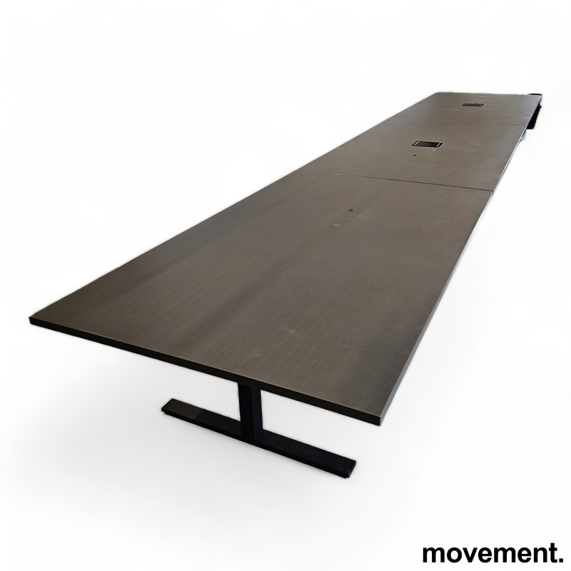 Solgt!Møtebord / konferansebord i sort / - 3 / 5