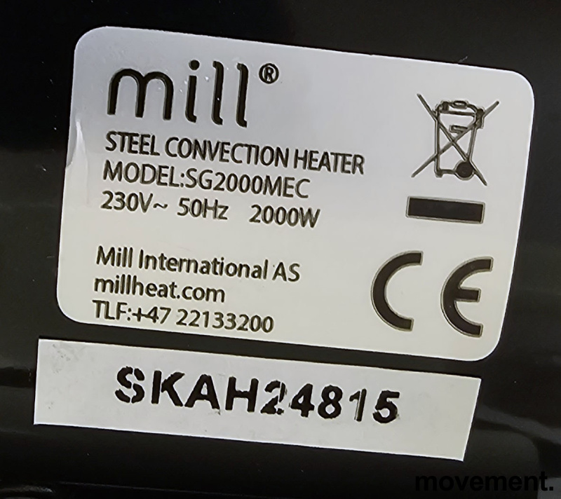 Solgt!Mill SG2000MEC Steel Convection - 4 / 4