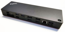 Lenovo Thinkpad Thunderbolt 3 Docking Station 230W, Gen 2, med lader og USB-C-kabel, pent brukt