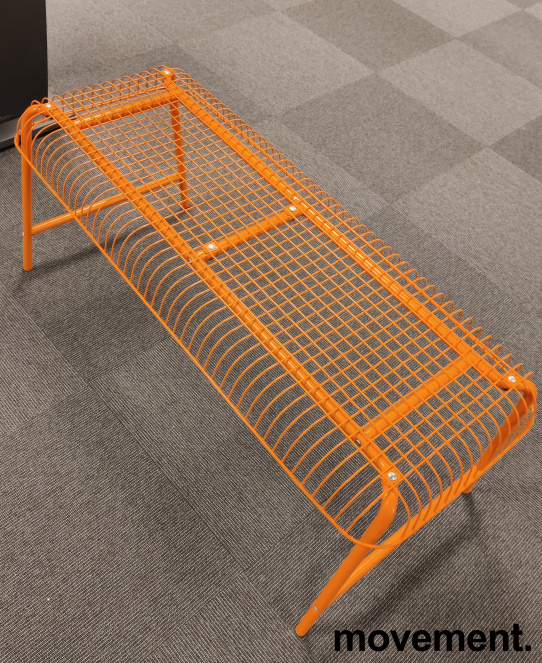 Solgt!Sittebenk / loungemøbel i orange - 2 / 2