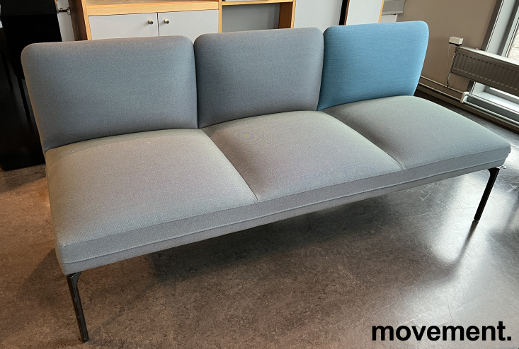 Solgt!3-seter sofa / lounge i mørkt - 3 / 3