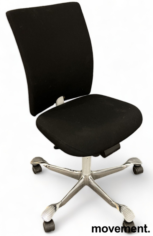 Solgt!Kontorstol: Håg H04 4100 i sort - 1 / 2