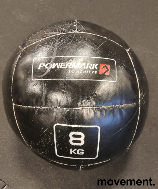 Solgt!Medisinball 8 kg, pent brukt - 2 / 2