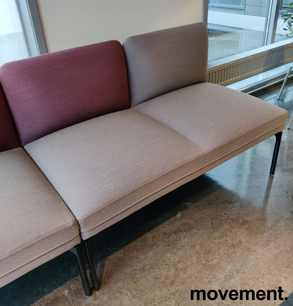 Solgt!2-seter sofa / lounge lillagrått - 1 / 2