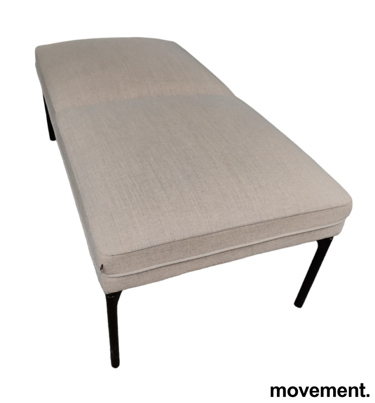 Solgt!2-seter puff / lounge i blå/grå fra - 1 / 3