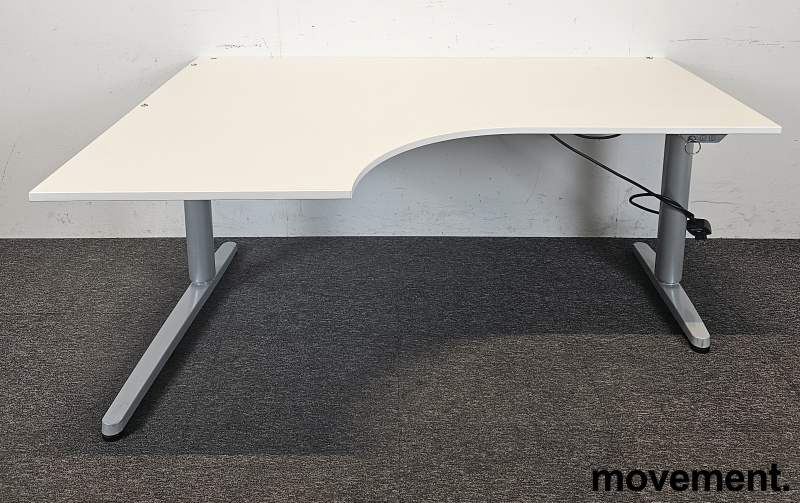 Solgt!IKEA Galant elektrisk hevsenk, hvit - 2 / 5