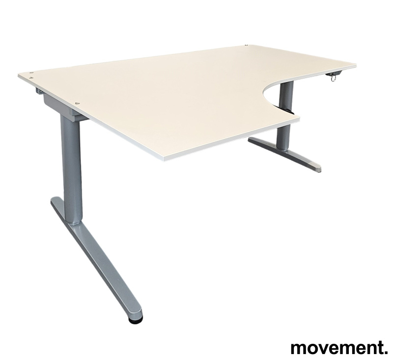 Solgt!IKEA Galant elektrisk hevsenk, hvit - 1 / 5