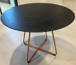 Loungebord i sort eik med orange - 2 / 4
