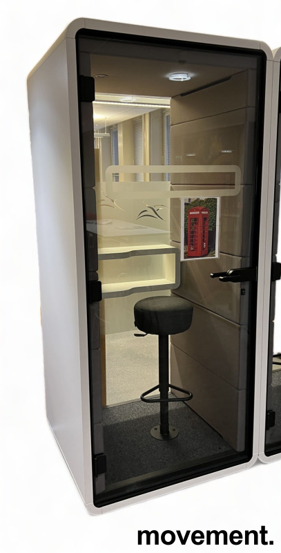 Solgt!Lydisolert stillerom / telefonrom - 1 / 3