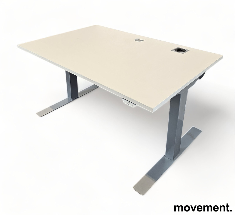 Solgt!Skrivebord med elektrisk hevsenk i - 1 / 4