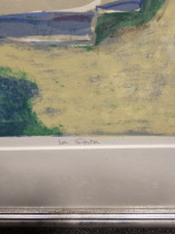 Signert og nummerert 72/200 litografi av Marie-Jose Horverak, "La Siesta", 65,5x82,5cm med ramme