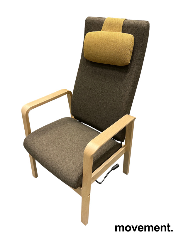 Solgt!Høyrygget helsestol med trinnløs