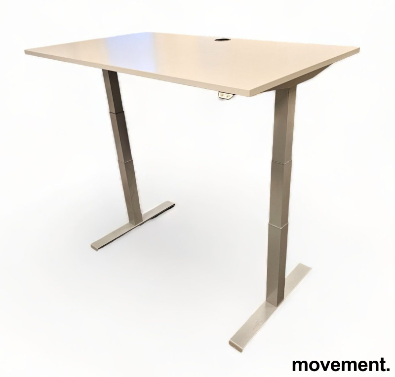 Solgt!Kinnarps skrivebord med elektrisk - 1 / 2