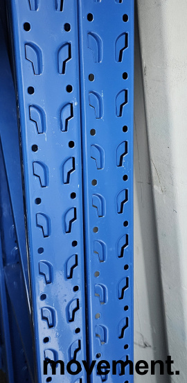 Solgt!Stålhylle / mini pallereol i blått - 5 / 8