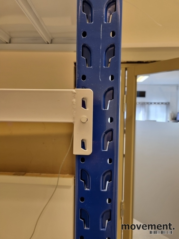 Solgt!Stålhylle / mini pallereol i blått - 3 / 8