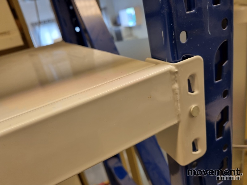 Solgt!Stålhylle / mini pallereol i blått - 2 / 8