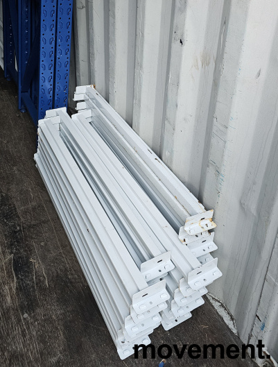 Solgt!Stålhylle / mini pallereol i blått - 7 / 8