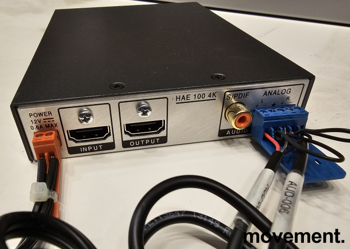 Solgt!Extron HAE100 4K HDMI Audio - 3 / 5
