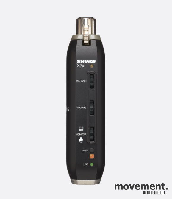 Shure X2u, USB-adapter til - 1 / 3