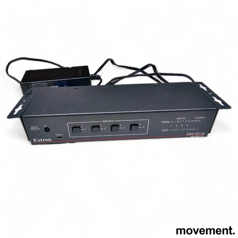 Solgt!Extron SW4 HD 4K, 4 port HDMI - 1 / 2