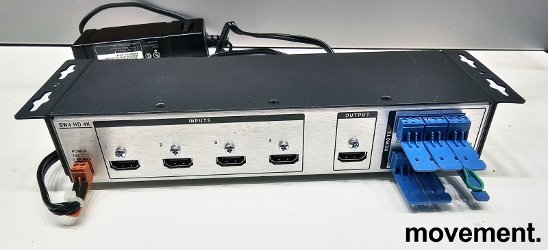 Solgt!Extron SW4 HD 4K, 4 port HDMI - 2 / 2