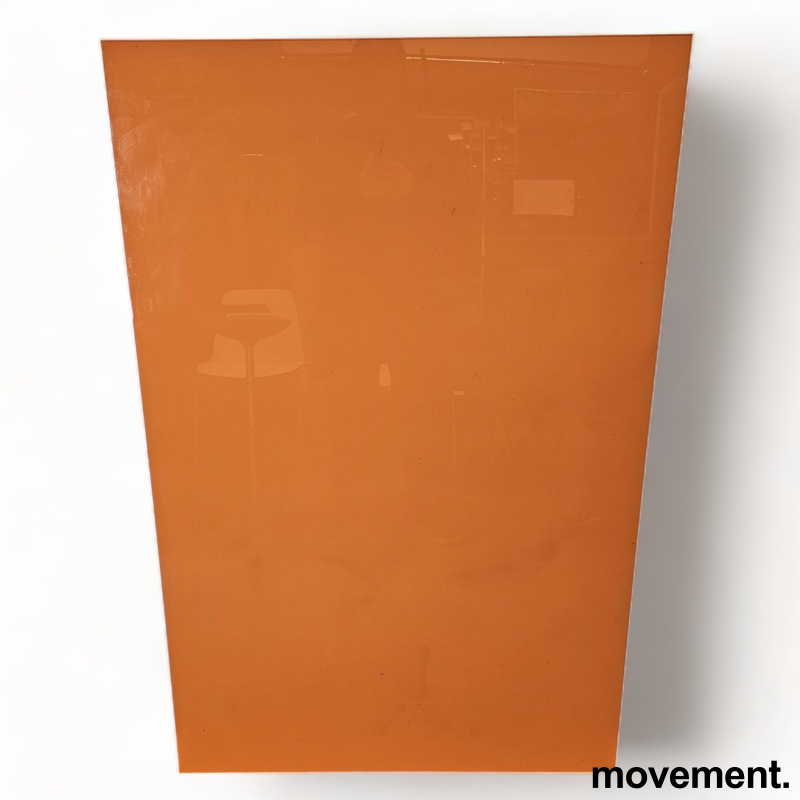 Solgt!Whiteboard i oransje glass fra - 1 / 3